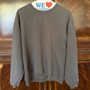 Jerzees Gray Poly-Blend Sweatshirt